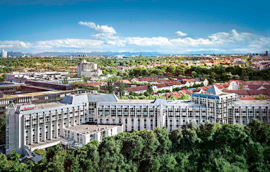 München Marriott Hotel: Buitenaanzicht